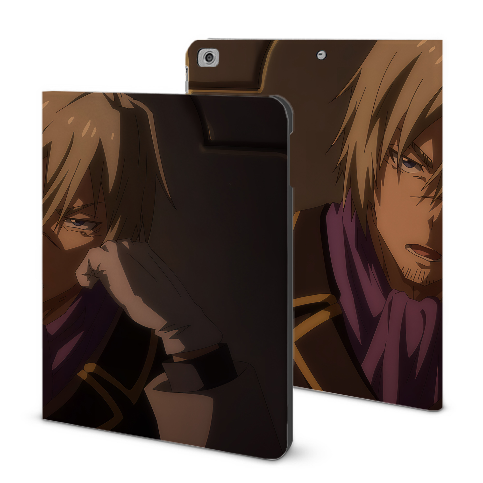 （画像用） 転スラ Regarding Reincarnated to Slime IPad ケース ブック型 PUレザー TPU 耐衝撃 軽量 薄型 ペン収納なし 全面保護 IPad 各モデル対応